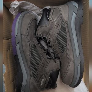 Women's Gray and Black Red Wing Worx Boots Size 6